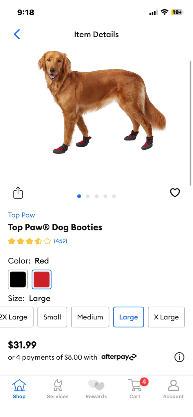 2.75” Wide Dog Boots - photo 3