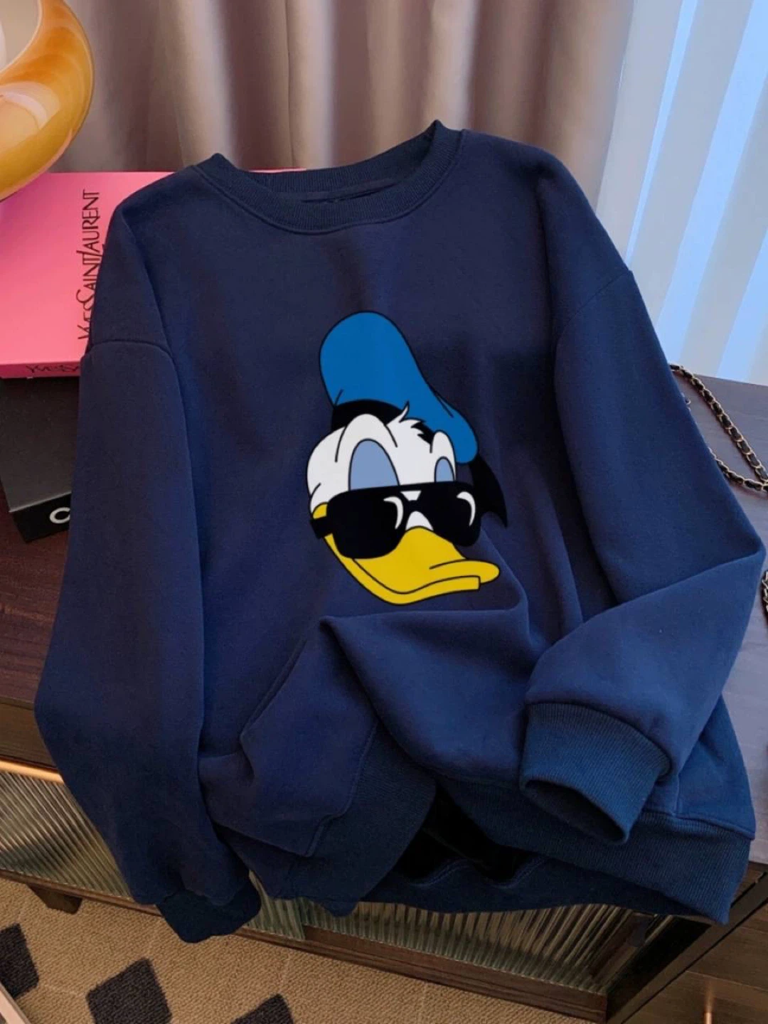 Navy Blue Donald Duck Sweatshirt - photo 2