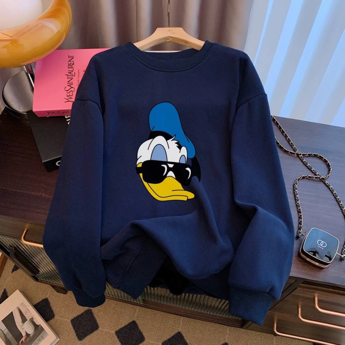 Navy Blue Donald Duck Sweatshirt