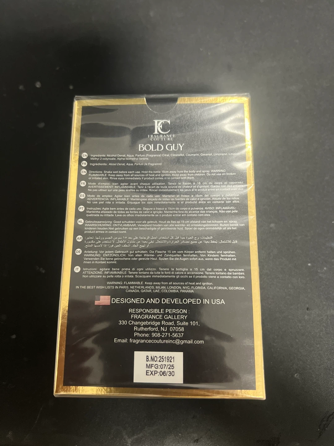 Bold Guy Eau De Parfum for Men 100ml - photo 3