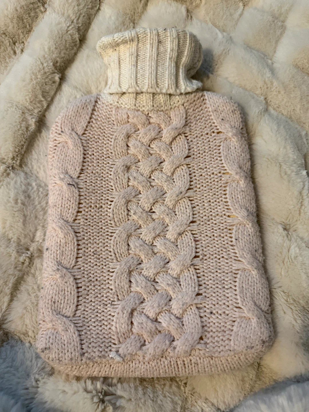 Knit Hot Water Bottle Cover