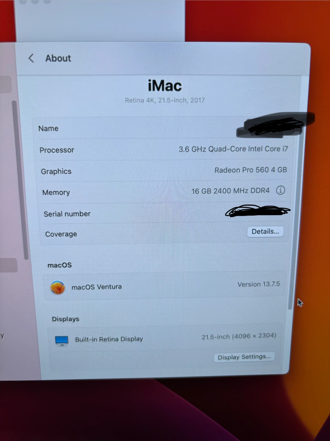 Apple iMac Retina 4K 4gb GPU 21.5-inch, 2017 - photo 4