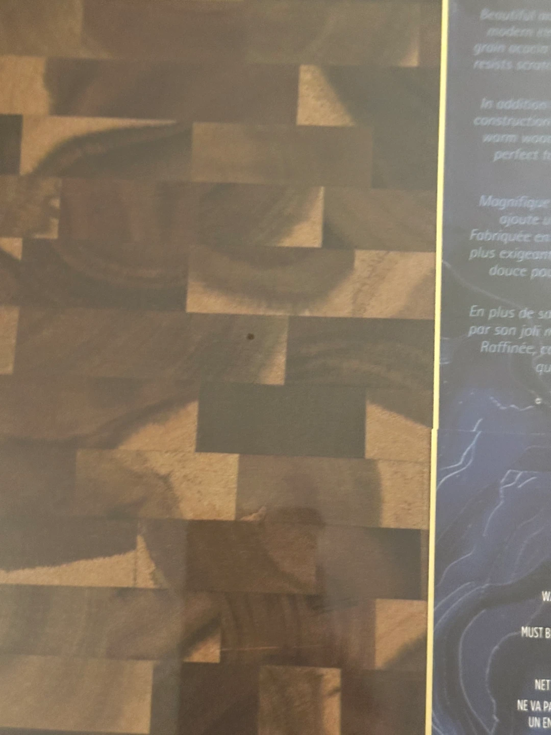 President's Choice Acacia Butcher Block End Grain Cutting Board - photo 5