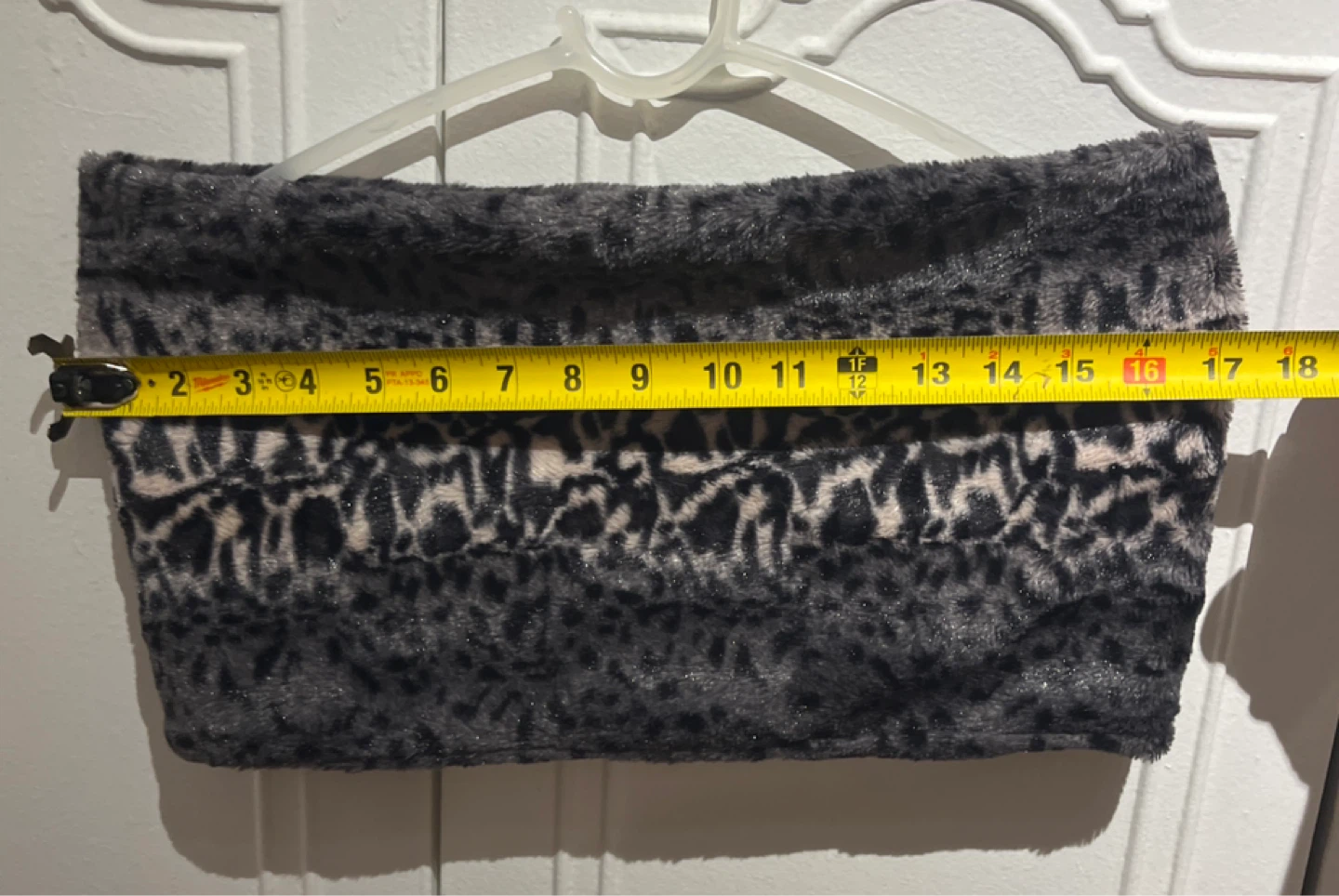 Faux Fur Leopard Print Neck Warmer/Gaiter - photo 2
