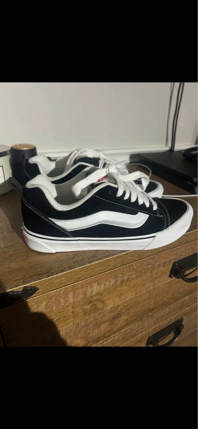 Vans Black and White Suede Sneakers - photo 2