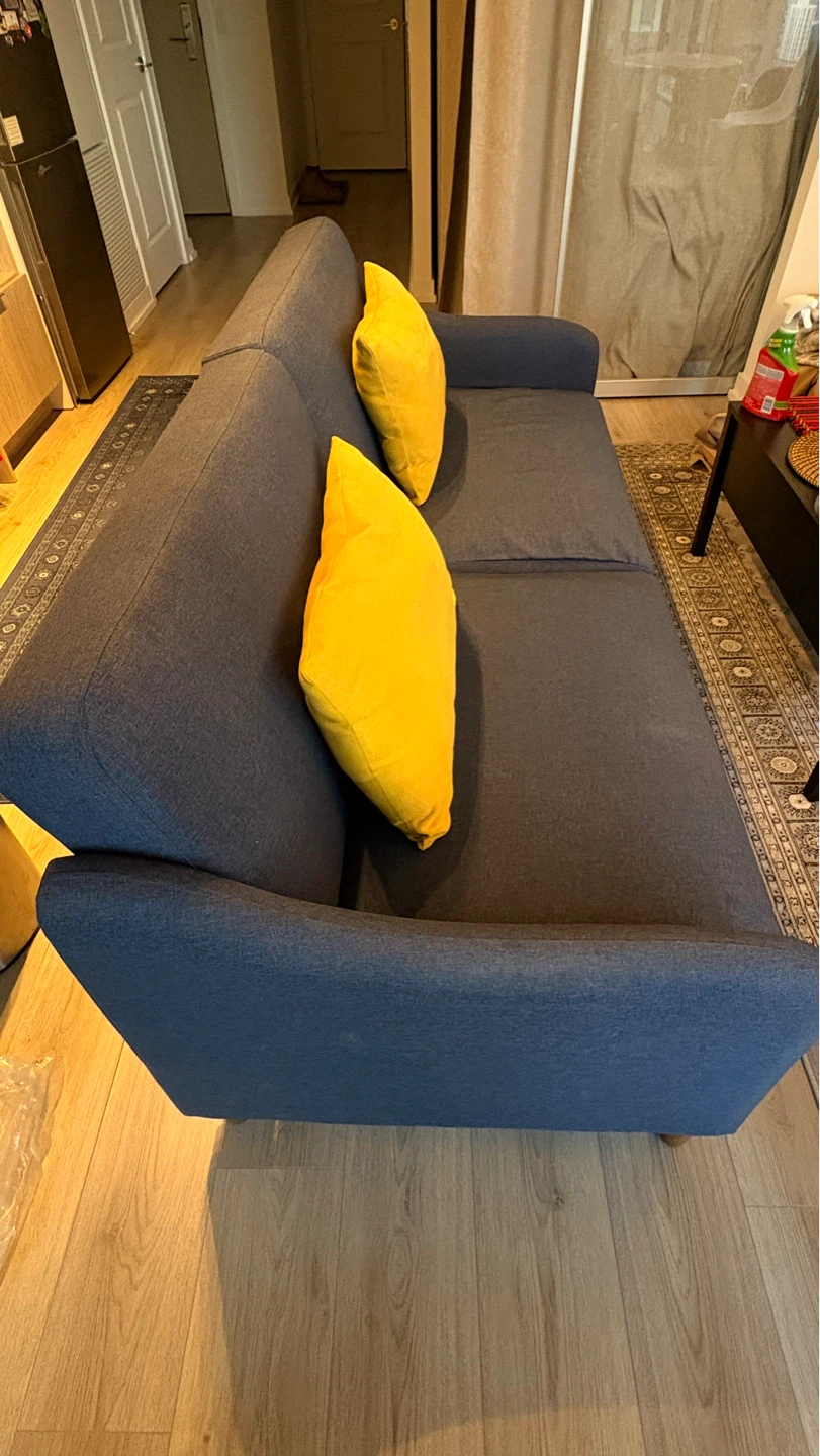 Dark Blue Sofa Bed - photo 2