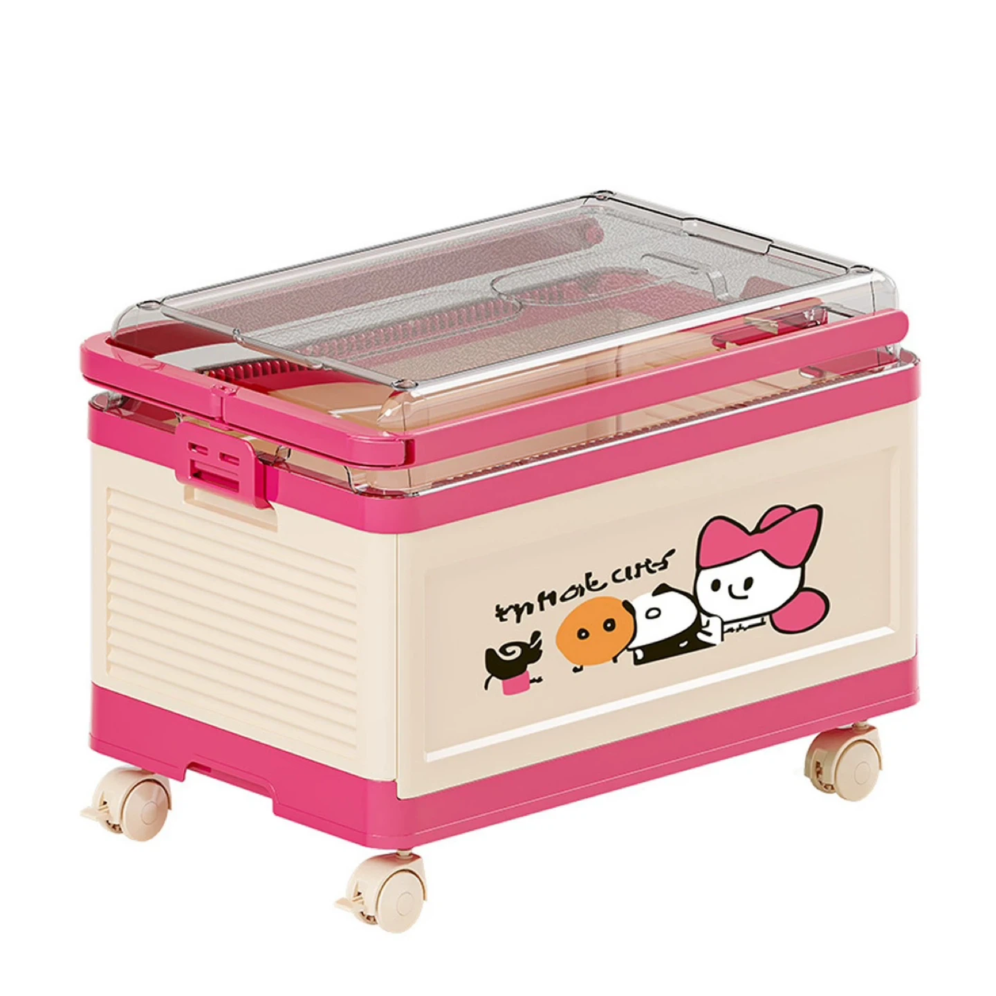 Pink Rolling Storage Box - photo 2