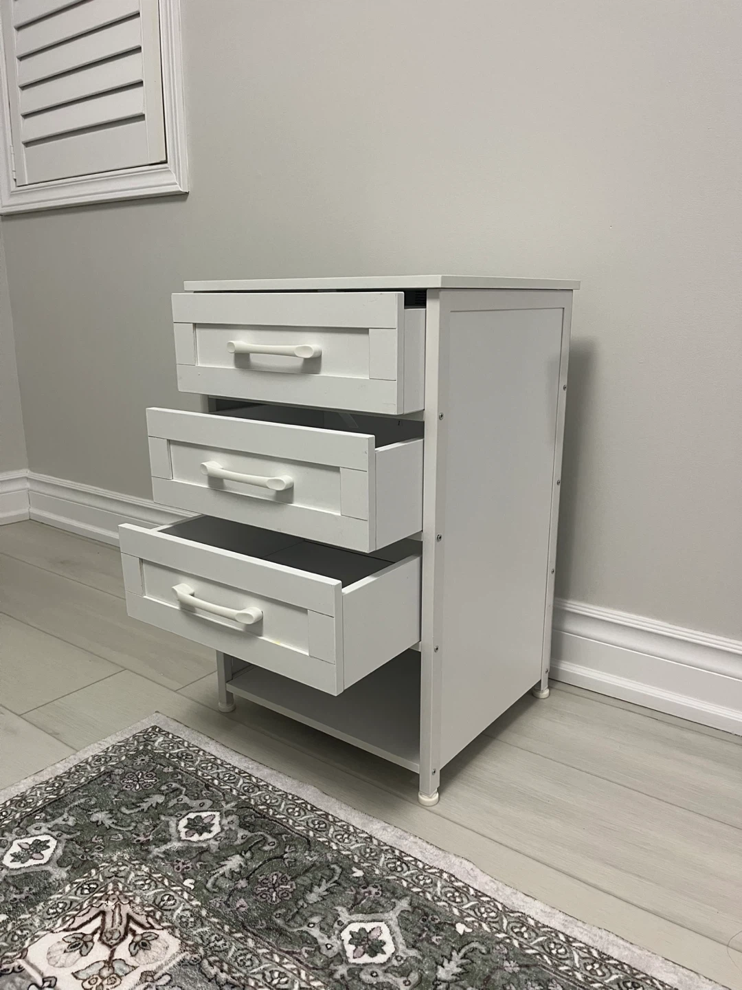 Set of Nightstands with LED Lights & Charging Station! - photo 3