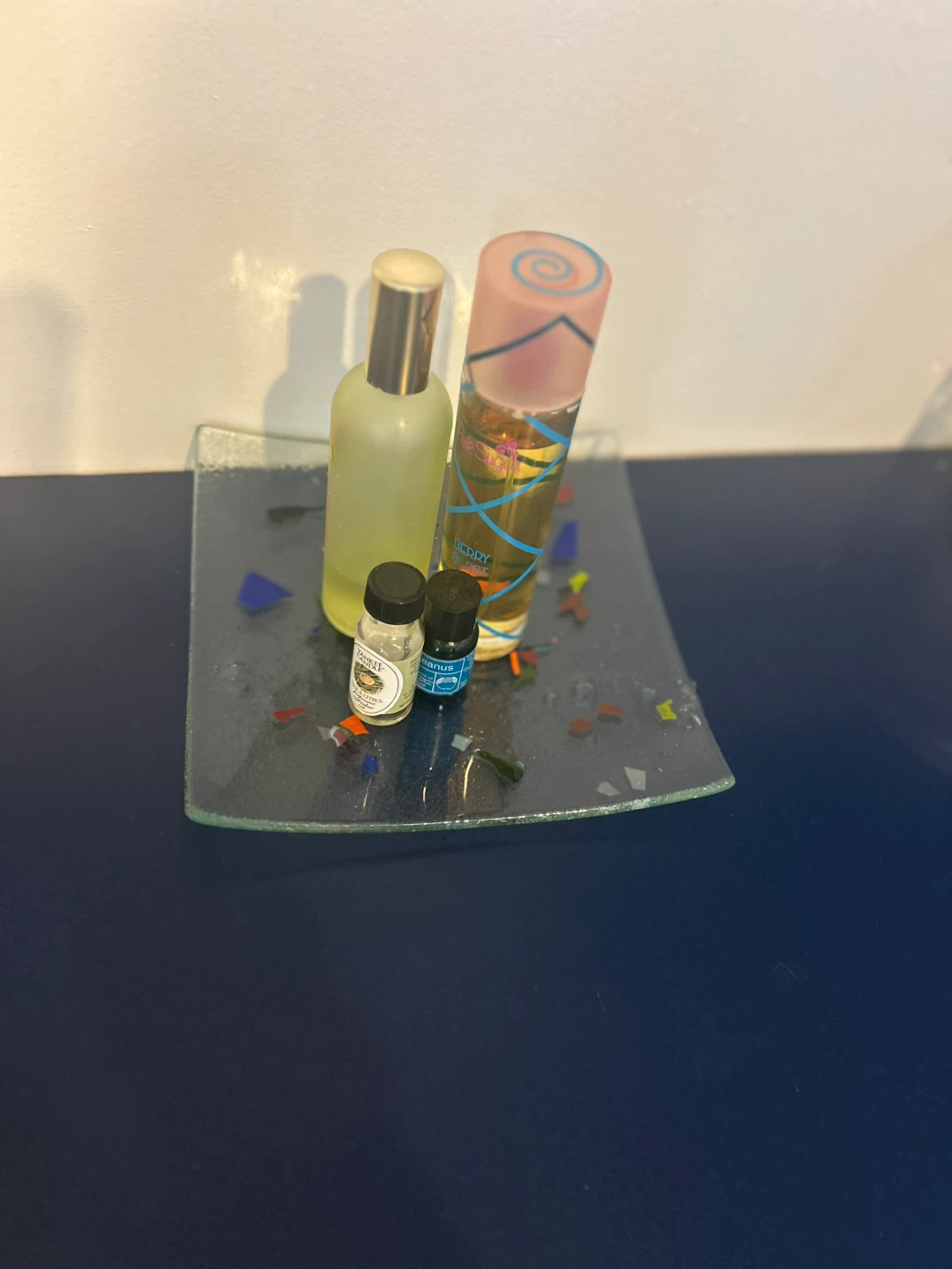 Fused Glass Dish with Colorful Accents - photo 3