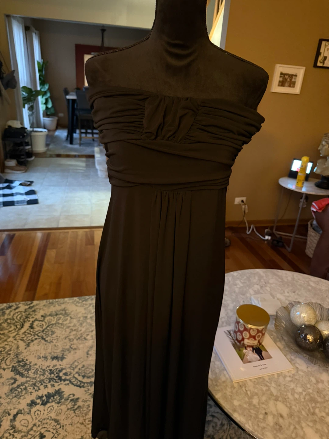BCBG Paris Black Strapless Gown Size L - photo 2