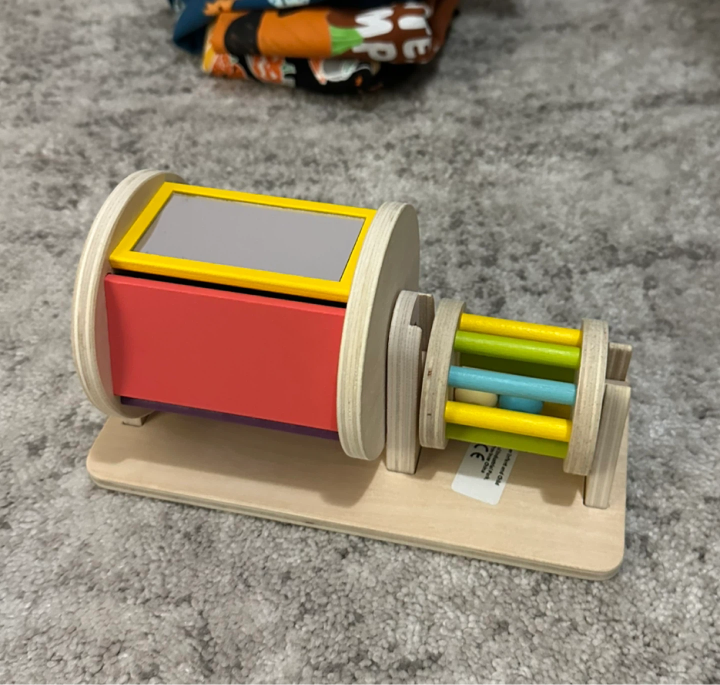 Montessori Wooden Sensory Rolling Toy