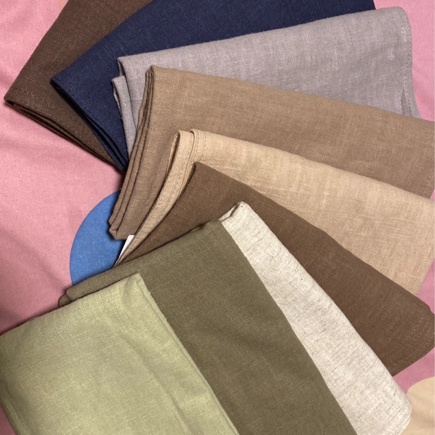 Set of 9 Linen+ cotton mix Pillow Covers - photo 3