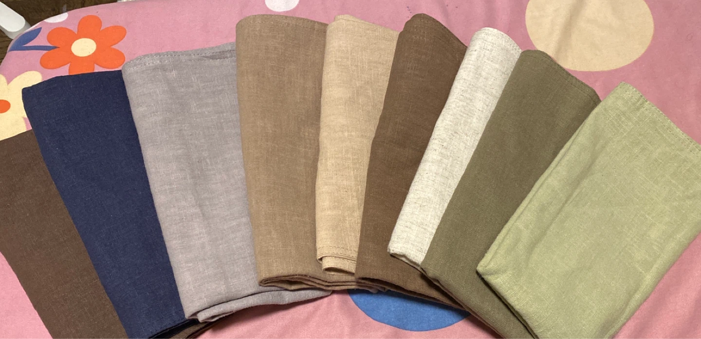 Set of 9 Linen+ cotton mix Pillow Covers - photo 2