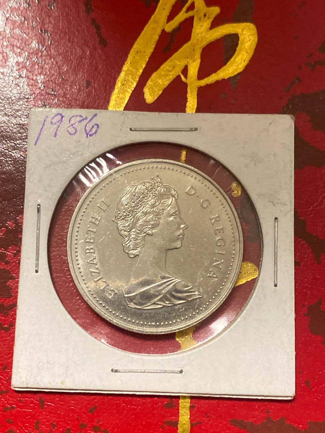1986 Canadian Dollar Coin - photo 2