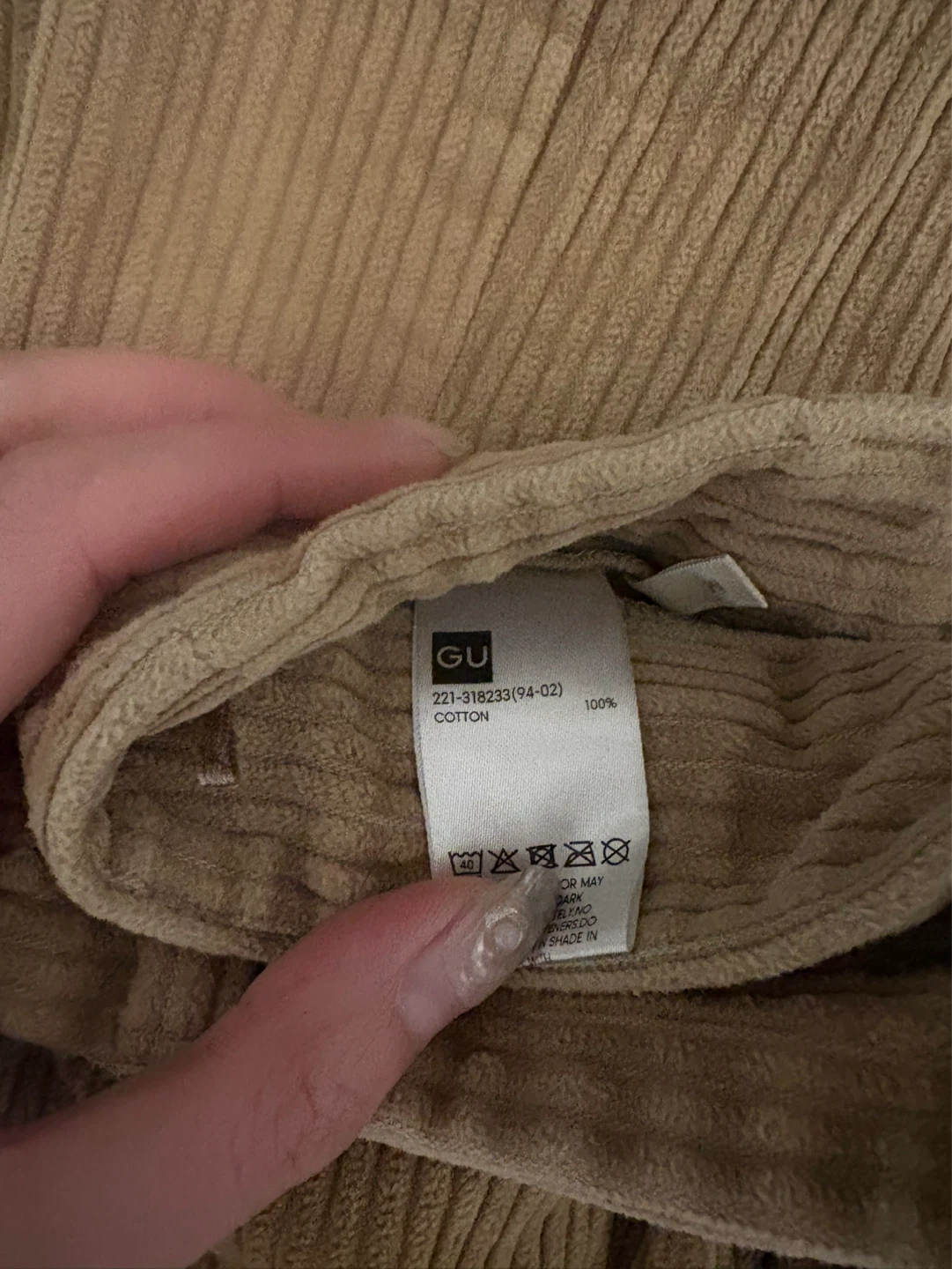 GU Corduroy Pants
