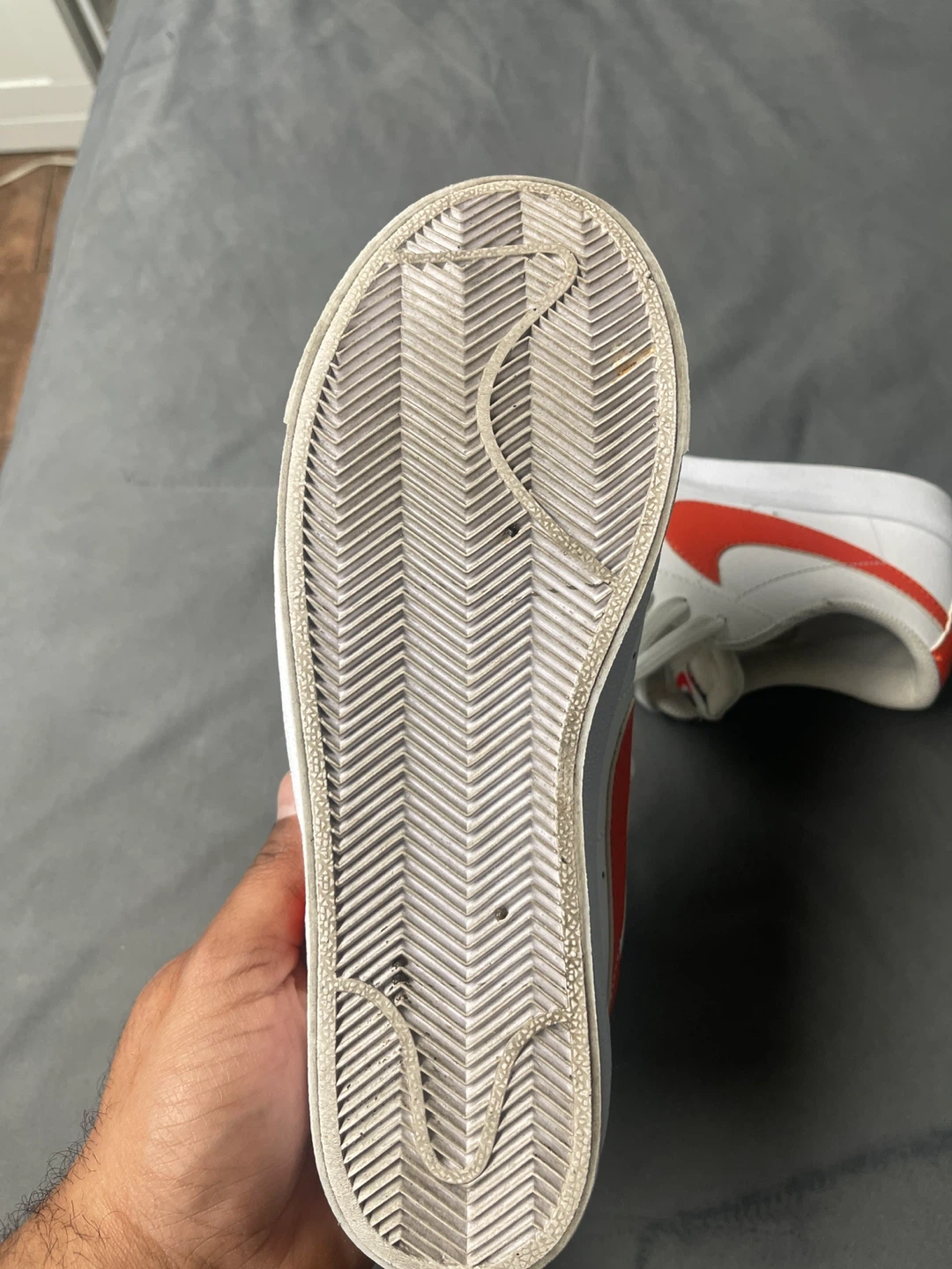 Nike Blazer Low '77 Vintage White Orange Shoes - photo 2