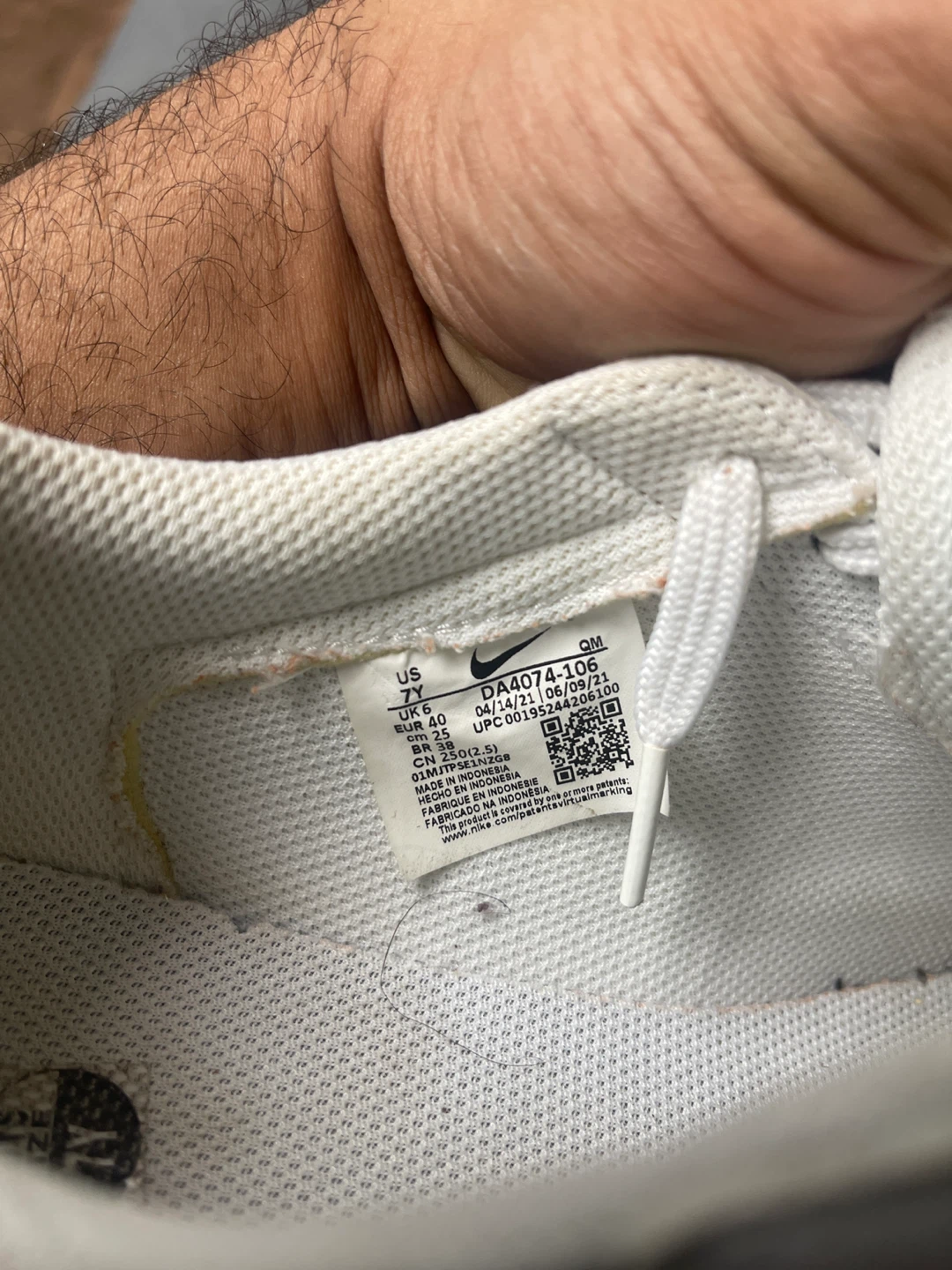 Nike Blazer Low '77 Vintage White Orange Shoes - photo 4
