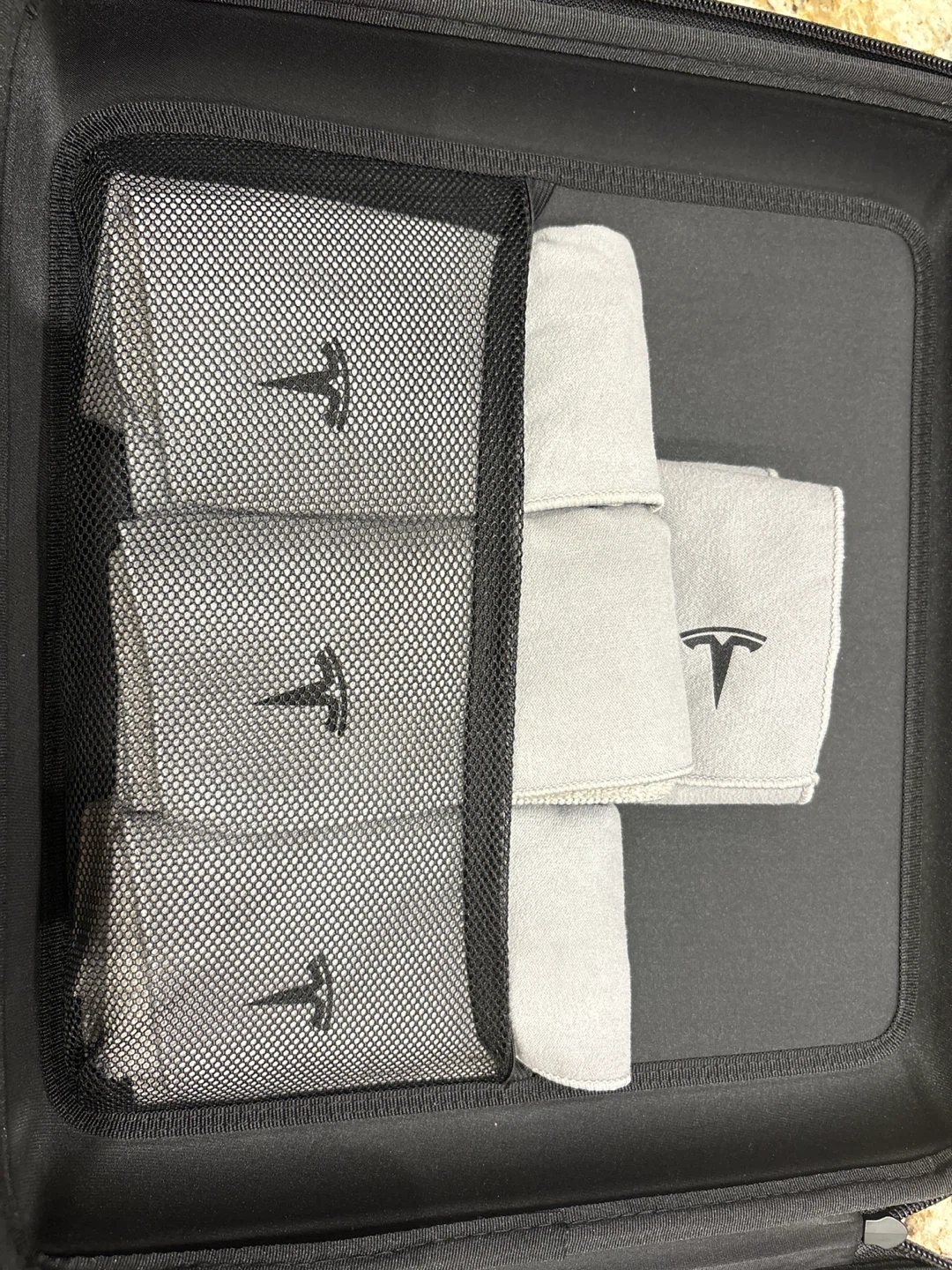 Tesla Car Care Cleaning Kit with 4 Bottles and Microfiber Towels - photo 3