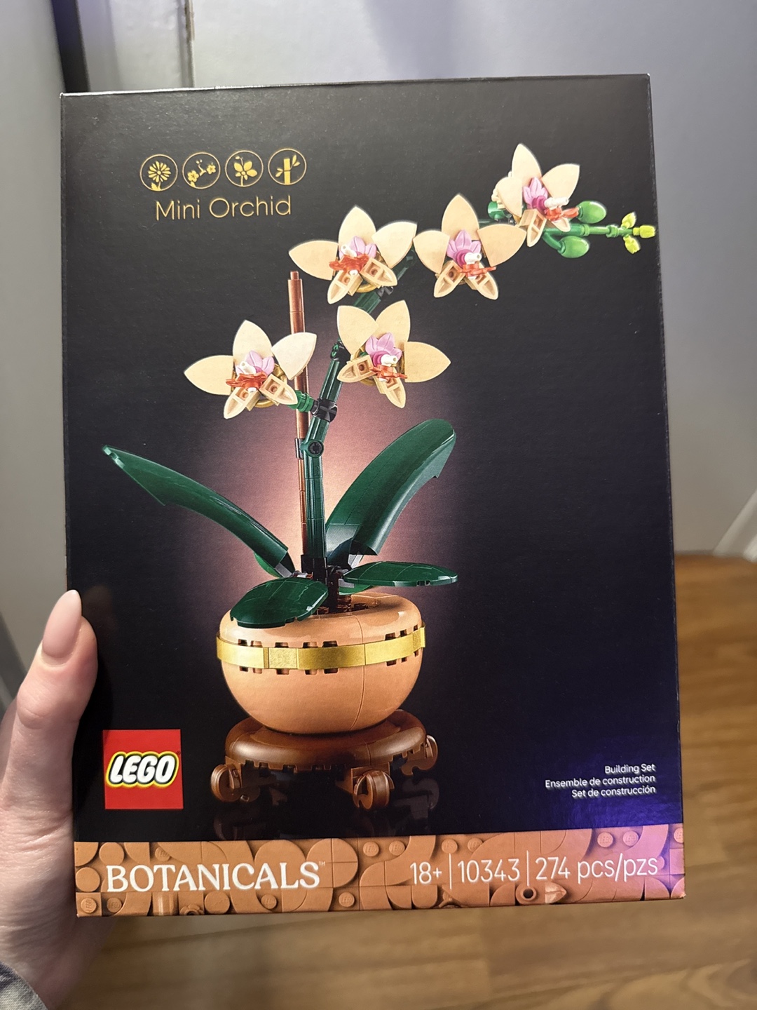 LEGO Botanicals Mini Orchid Building