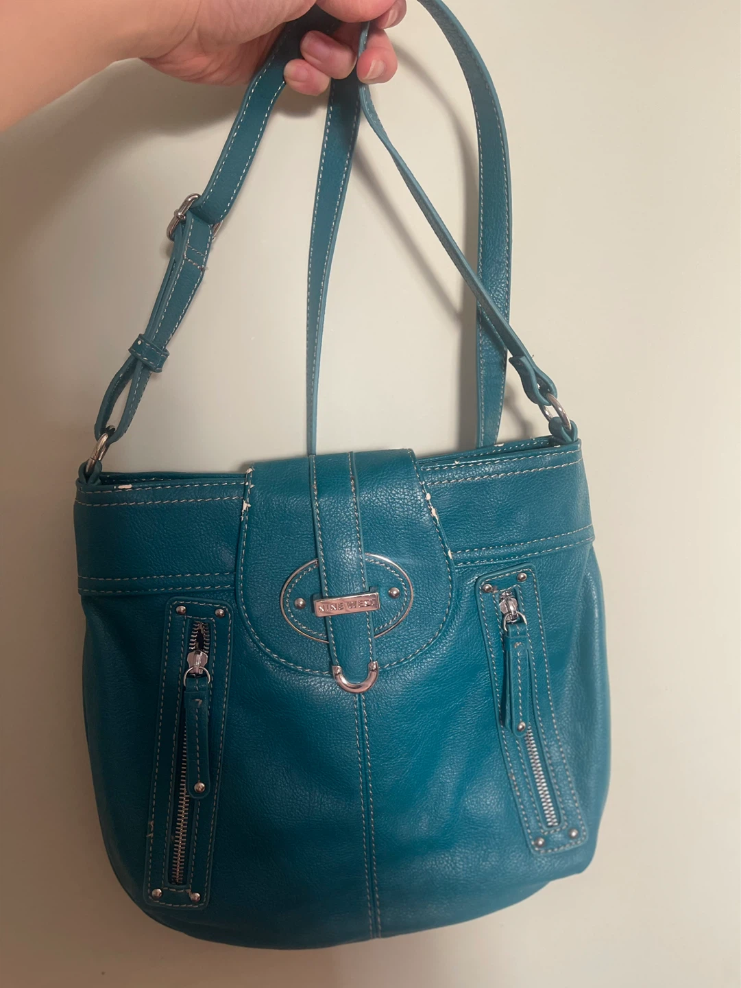 Nine West Teal Shoulder Bag