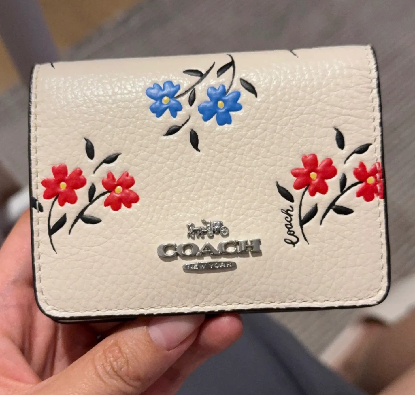 Coach Wallet with Floral Print