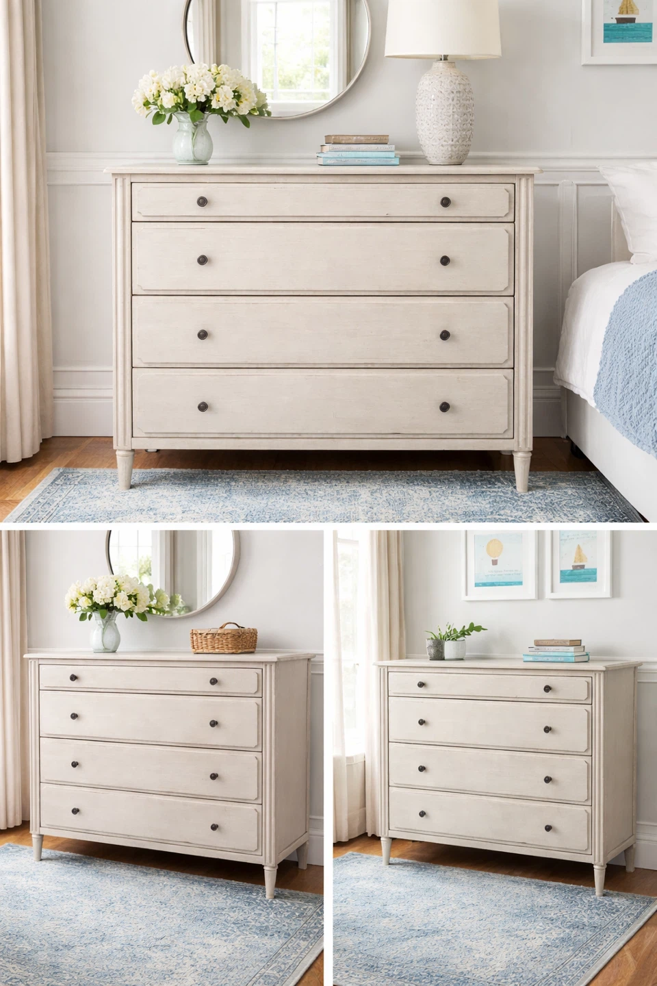 Restoration Hardware Marcelle  4-Drawer Dresser
