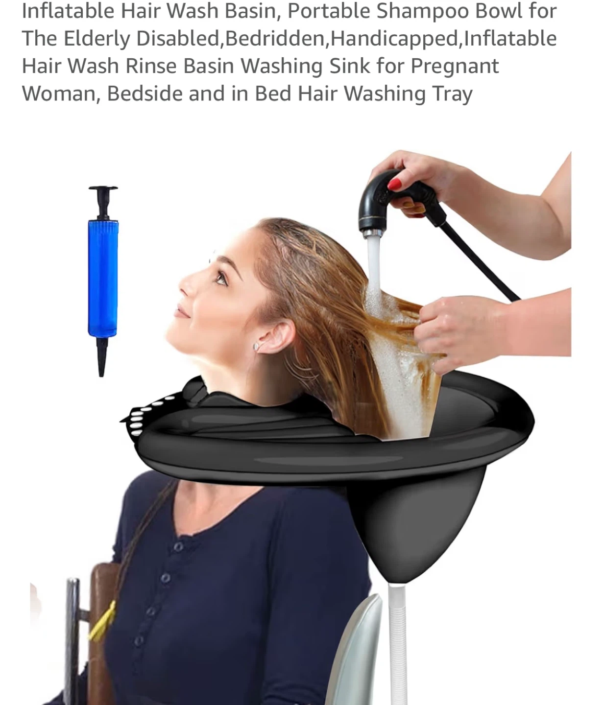 Inflatable Hair Wash Basin Set
