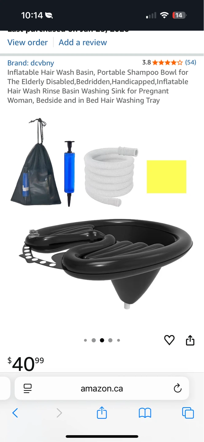 Inflatable Hair Wash Basin Set - photo 2
