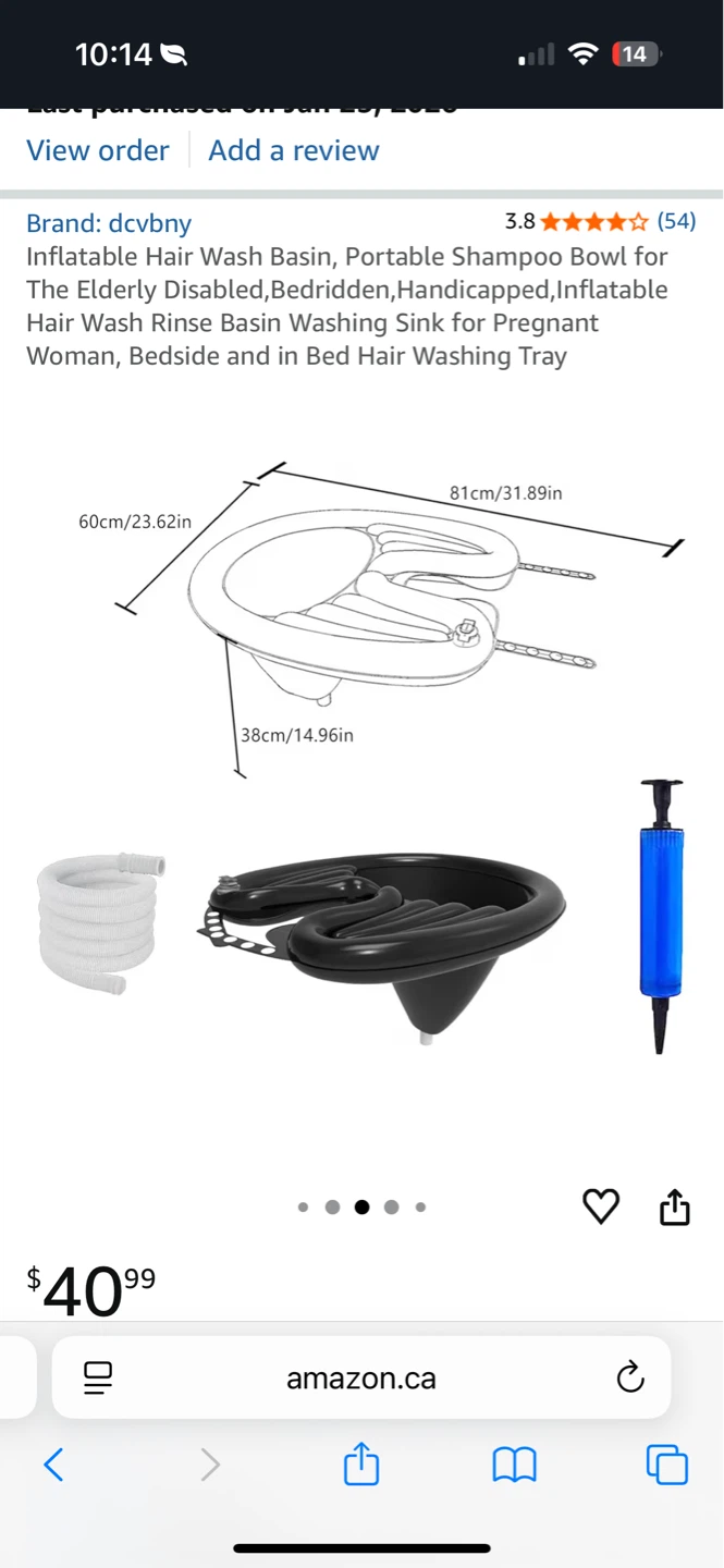 Inflatable Hair Wash Basin Set - photo 3