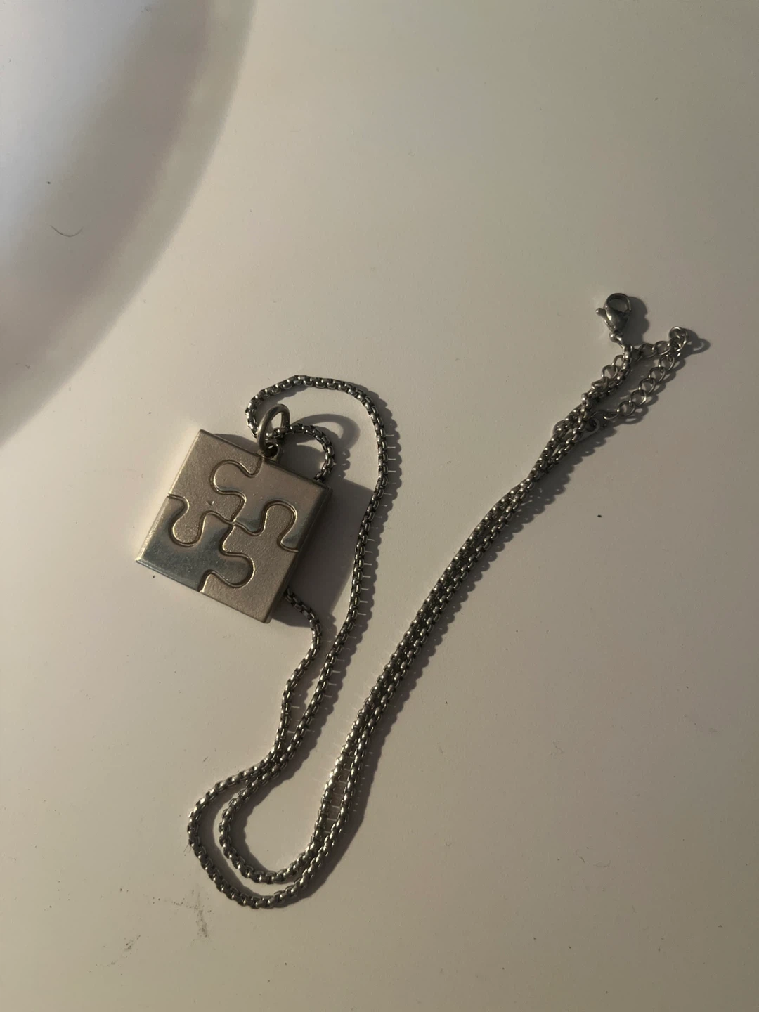 Puzzle Piece Necklace Set