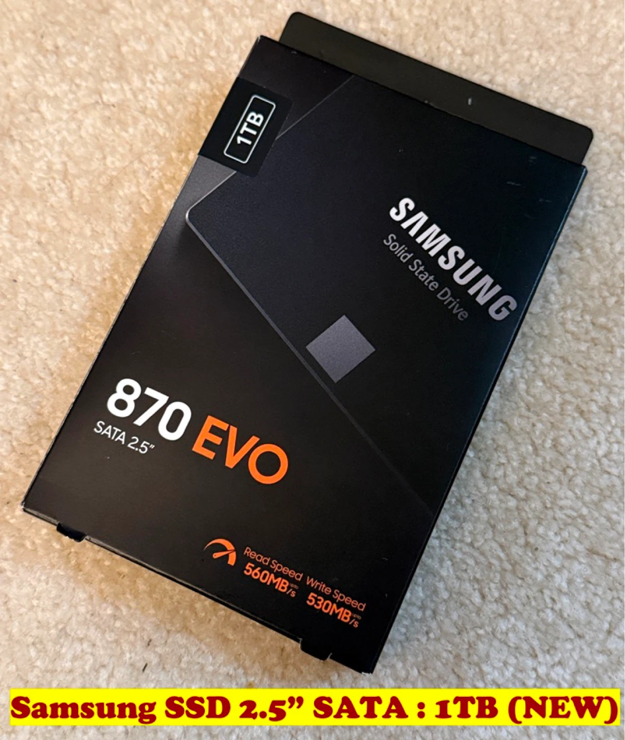 Samsung SSD 2.5” SATA : 1TB (NEW)