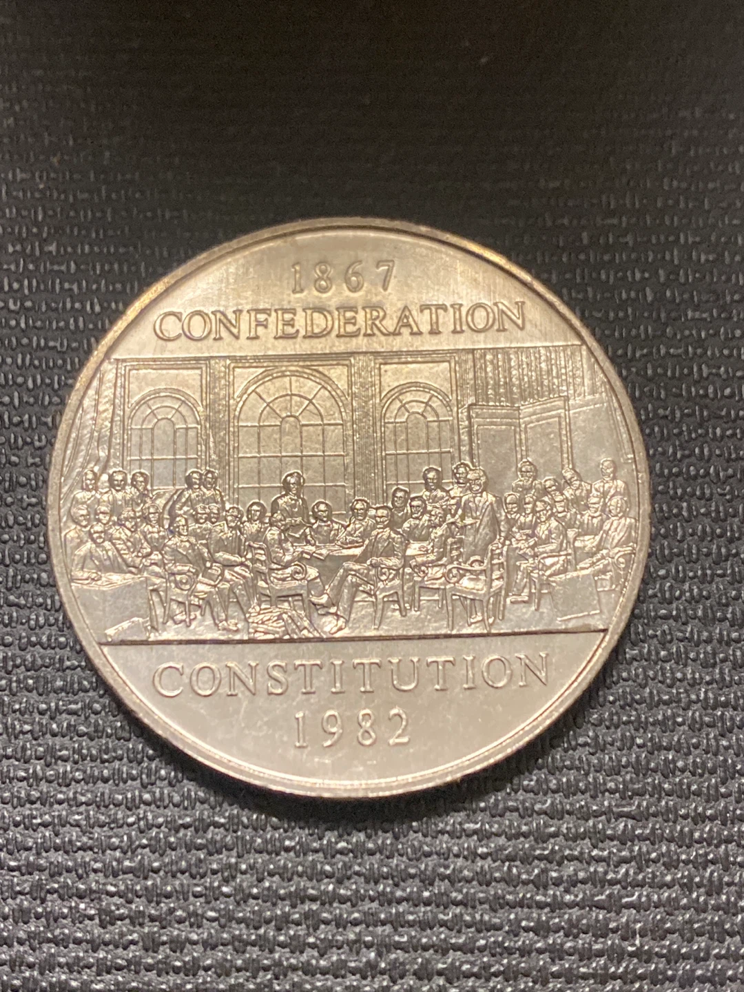 1982 Canada Confederation Dollar Coin