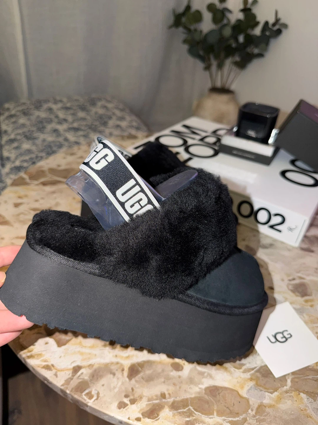 UGG Black Funkette Brand New No Box - photo 2