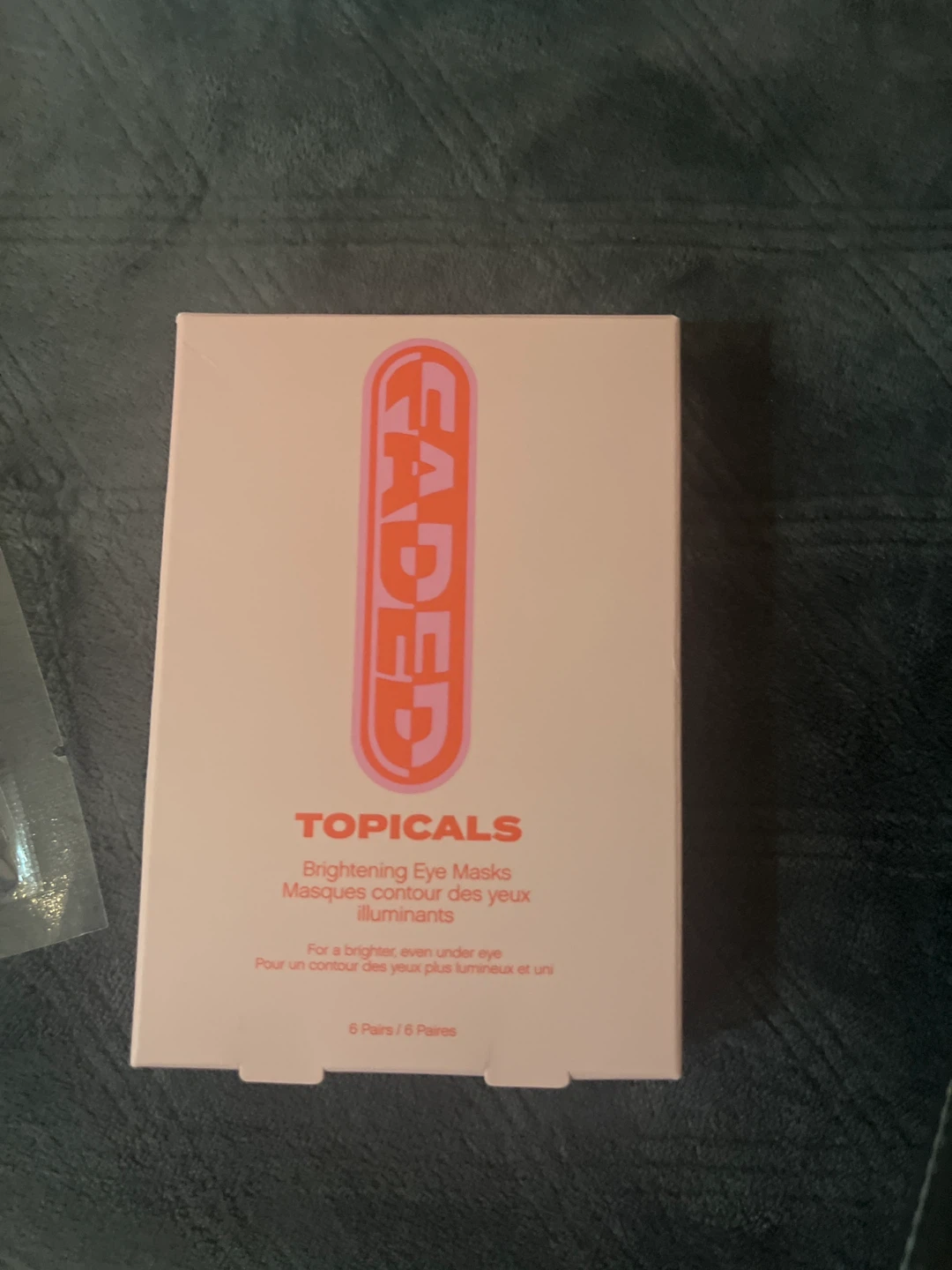 Faded Topicals Brightening Eye Masks - 6 Pairs
