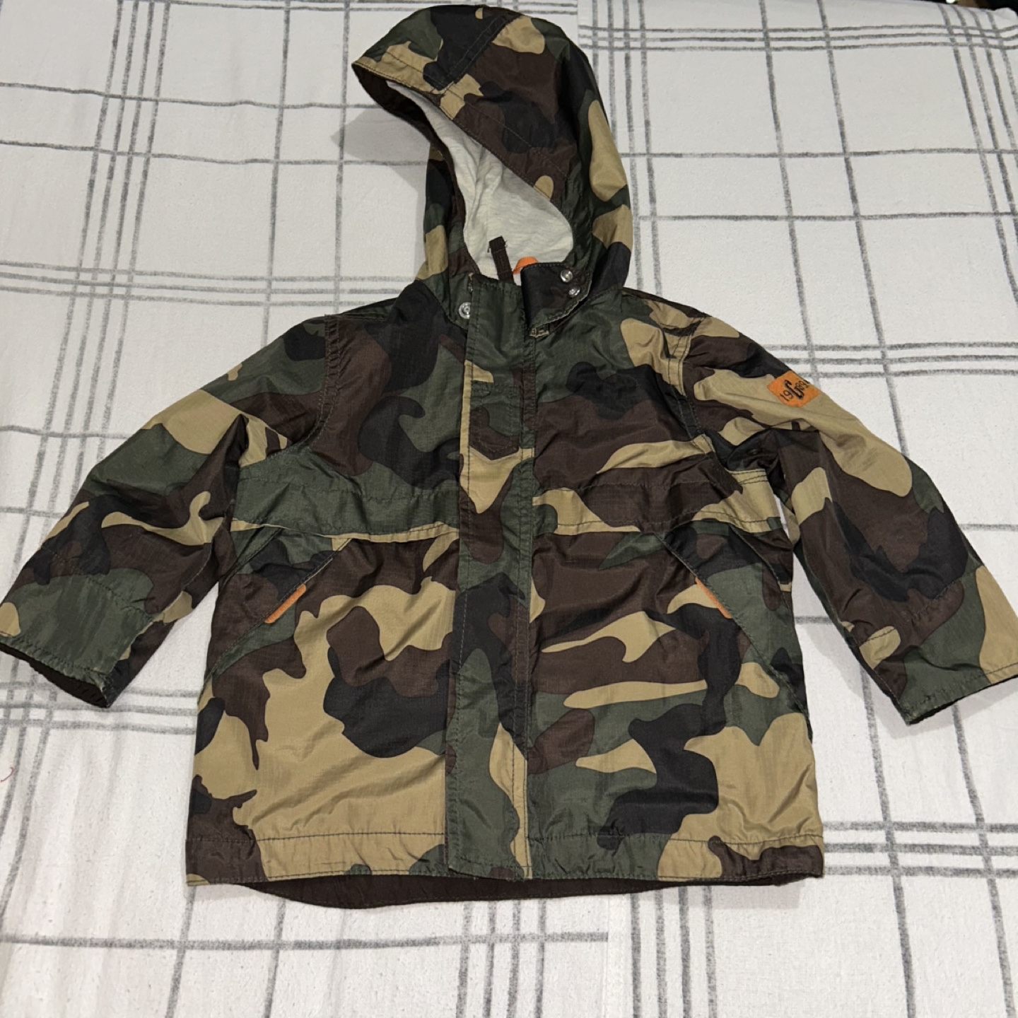 Baby Gap Camo Hooded Jacket - Size 2