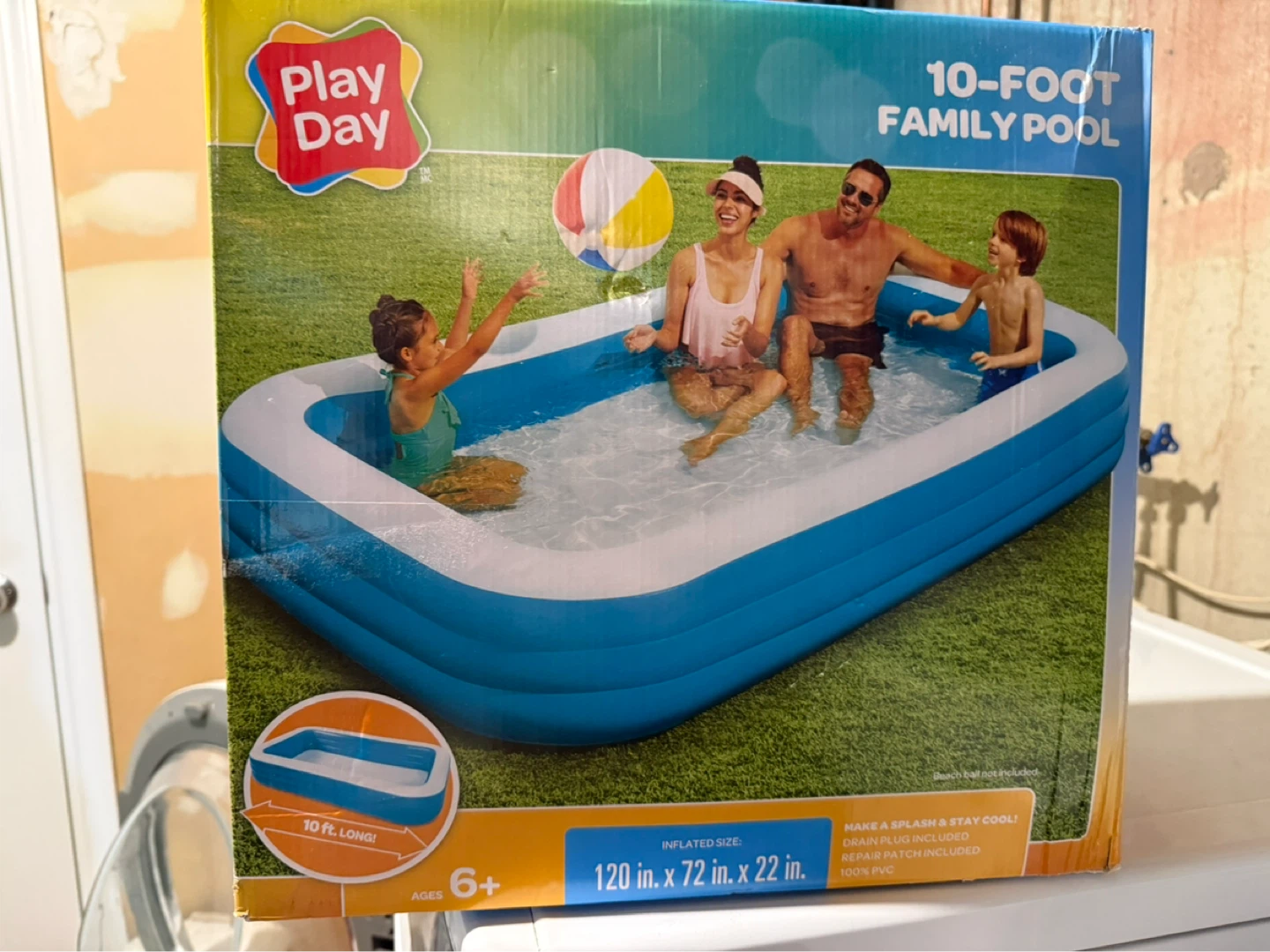 Play Day 10-Foot Family Pool - photo 2