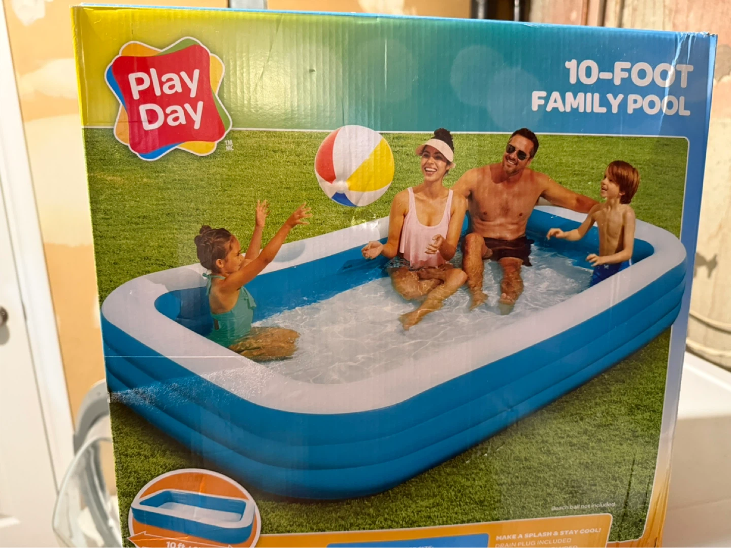 Play Day 10-Foot Family Pool