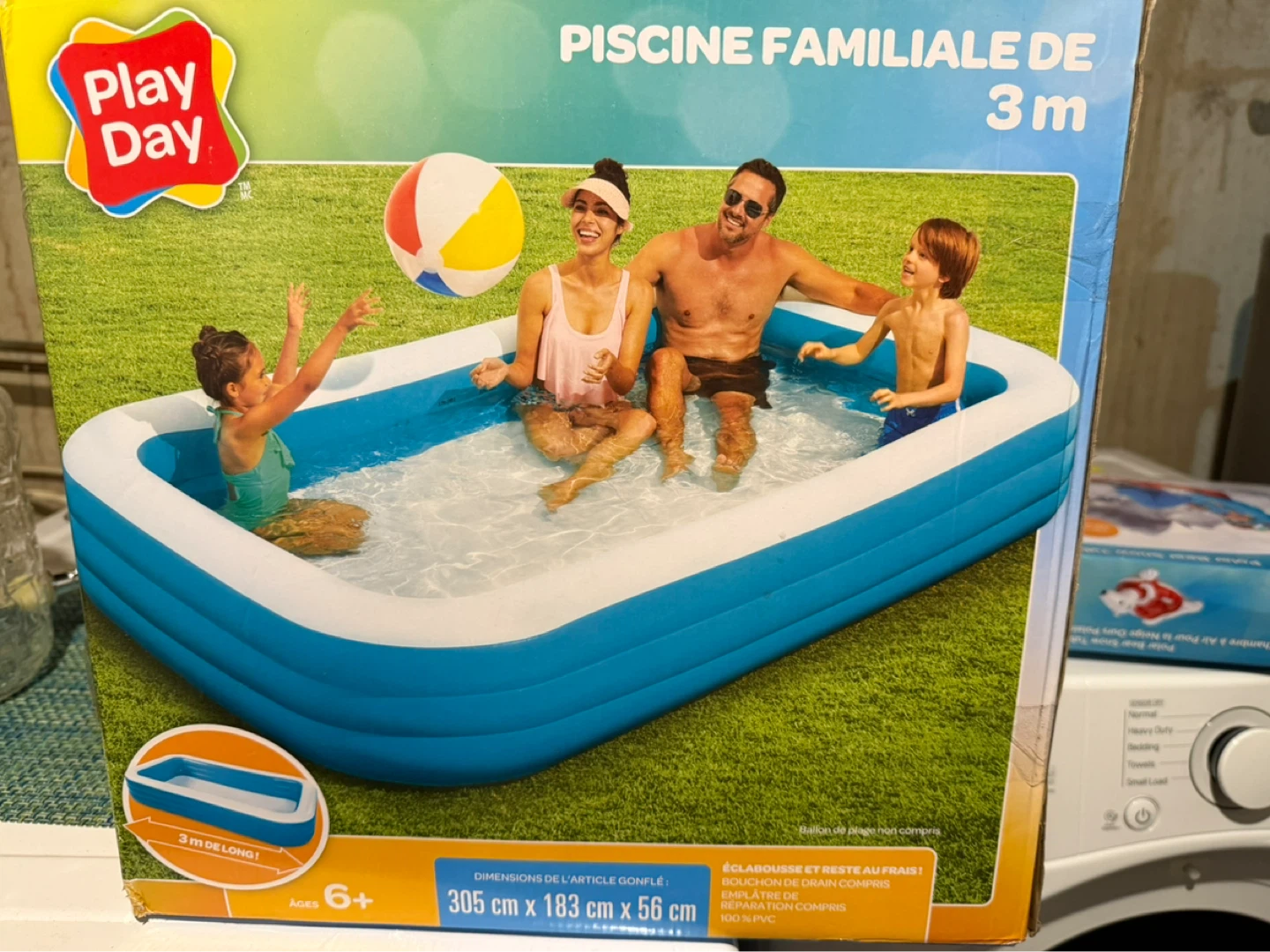 Play Day 10-Foot Family Pool - photo 3