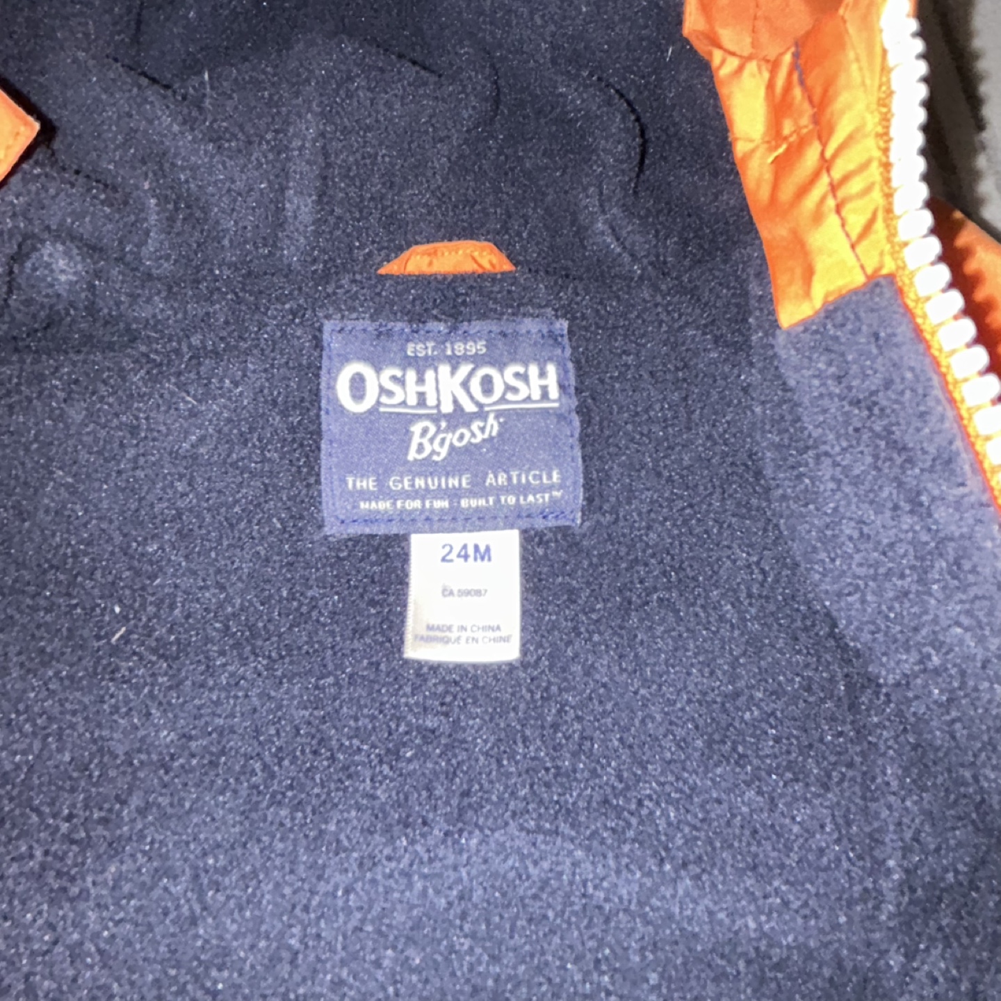 OshKosh B'gosh Dinosaur Print Hooded Jacket - 24M - photo 2
