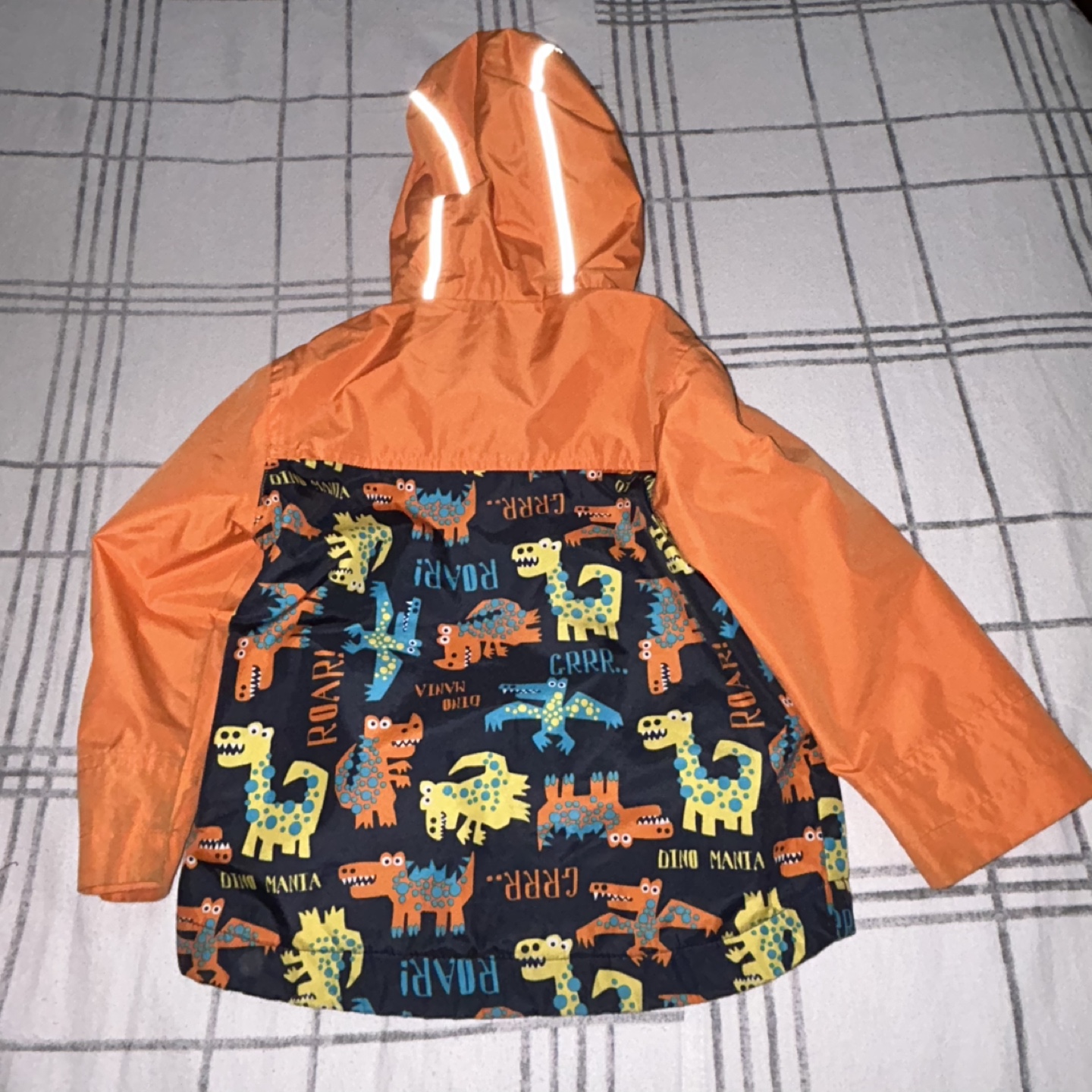OshKosh B'gosh Dinosaur Print Hooded Jacket - 24M