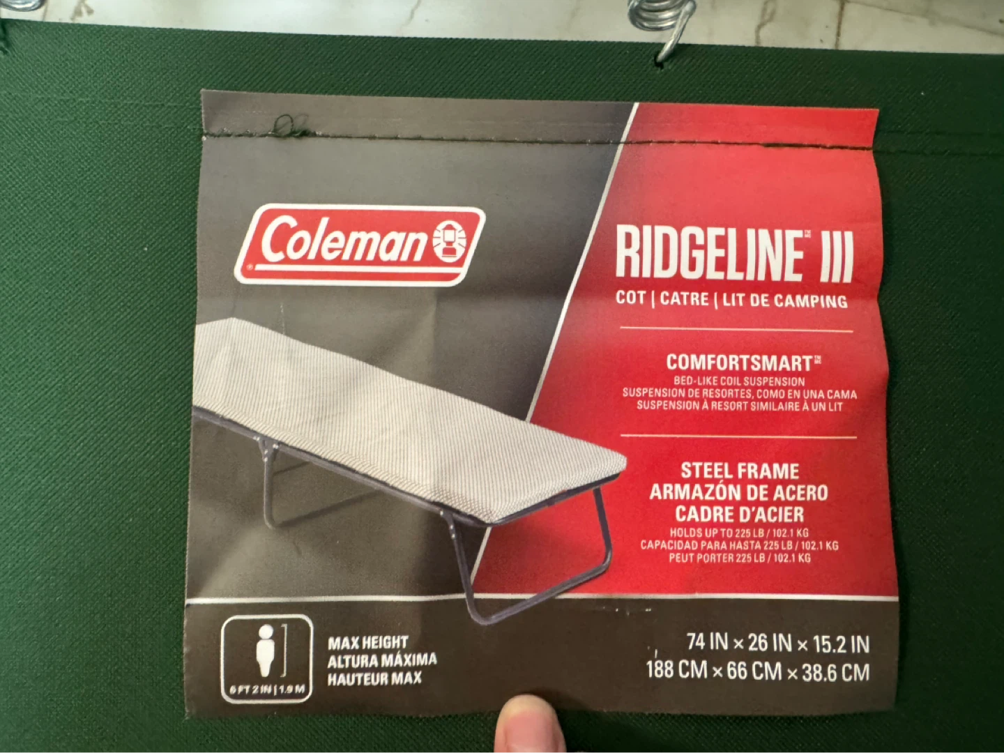 Coleman Ridgeline III Camping Cot - photo 5