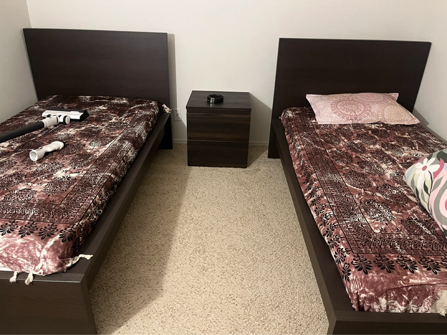 IKEA Malm Twin Bed Frame - Dark Brown