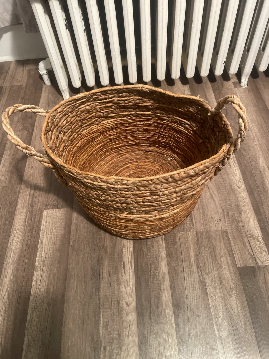 Woven Storage Basket with Handles