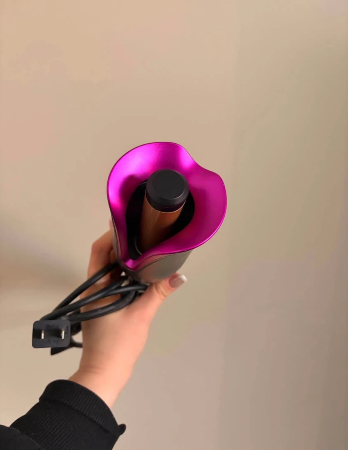 Grey and Pink Automatic Hair Curler - photo 3