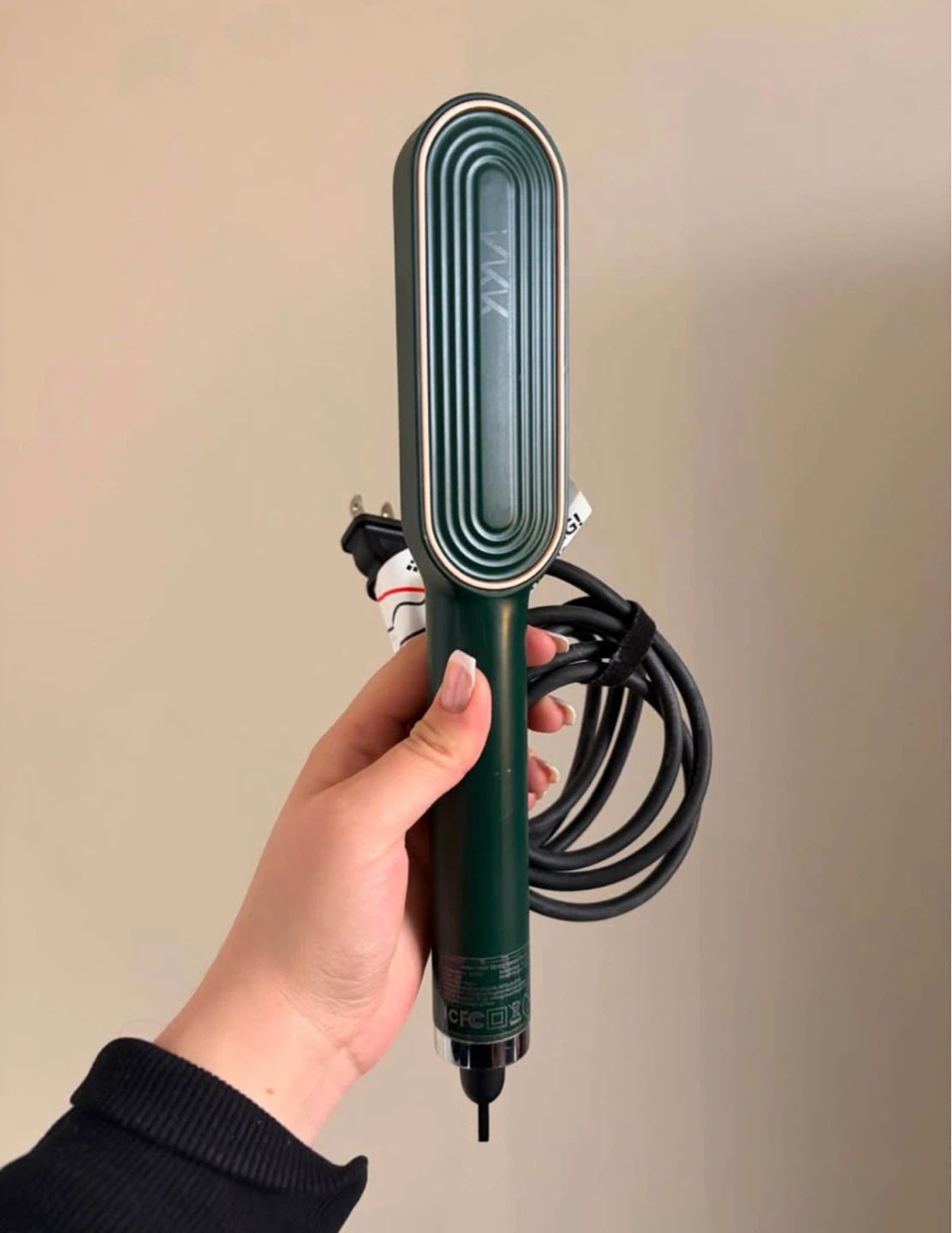 VKK Hair Straightener Brush - Green - photo 3
