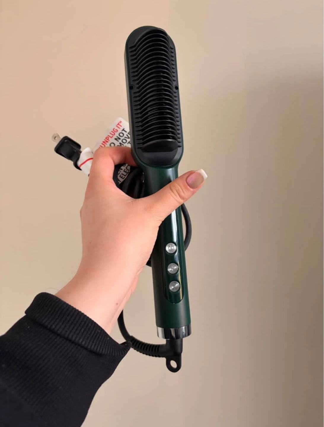 VKK Hair Straightener Brush - Green - photo 2