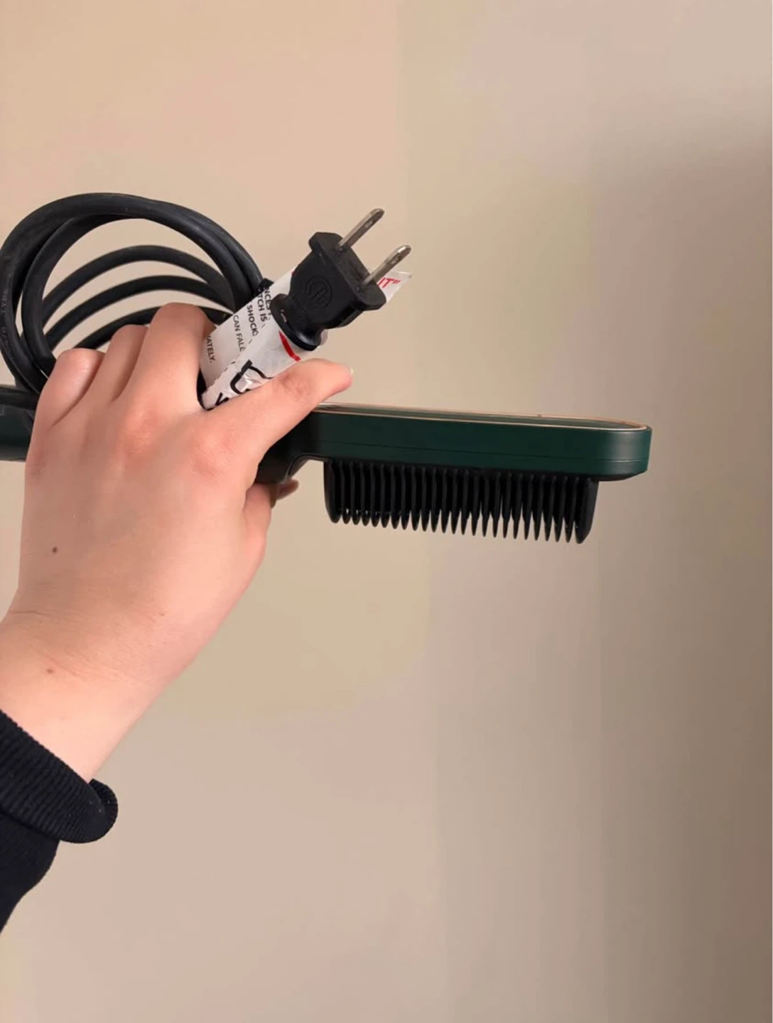 VKK Hair Straightener Brush - Green