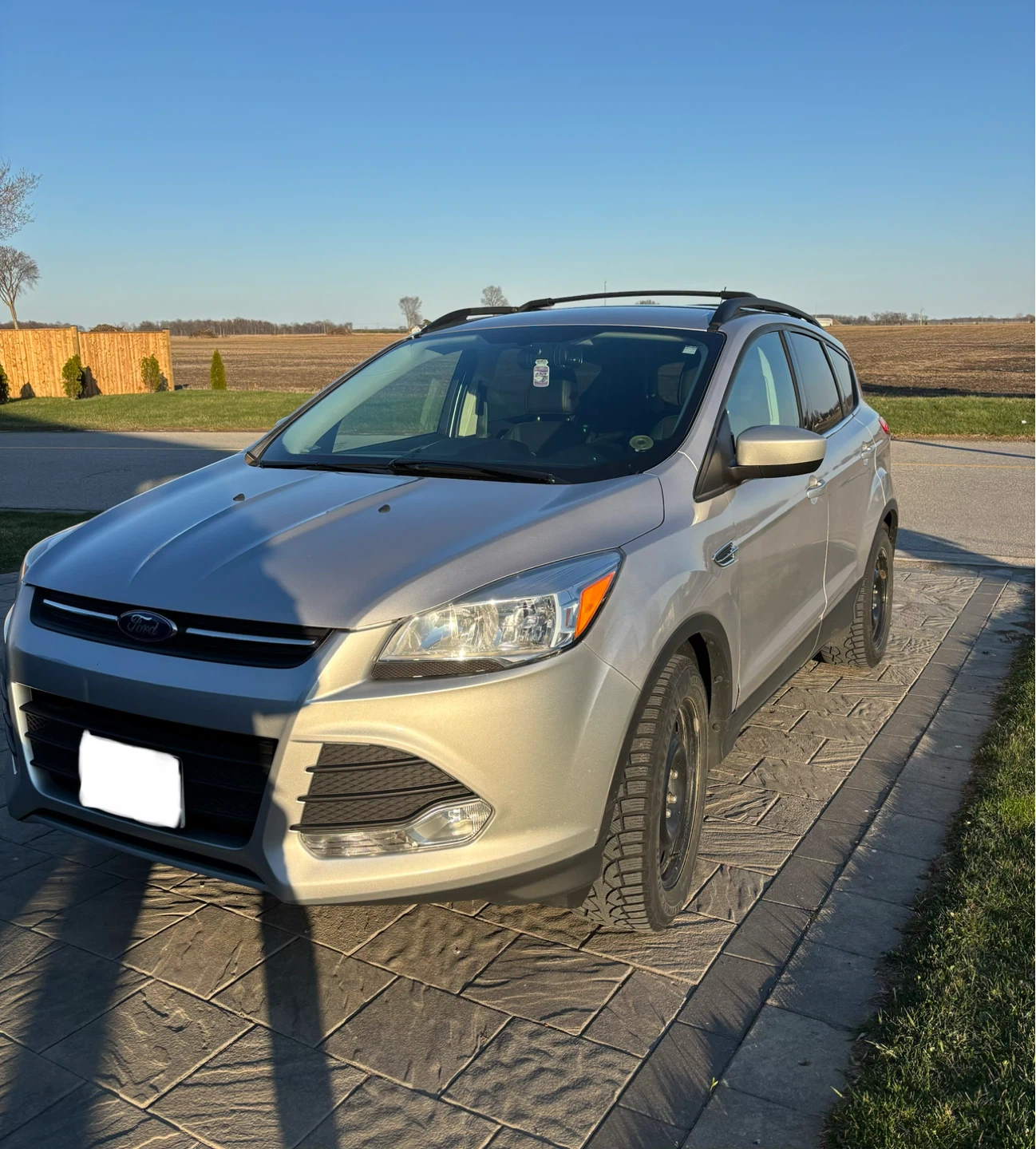 Silver Ford Escape SUV