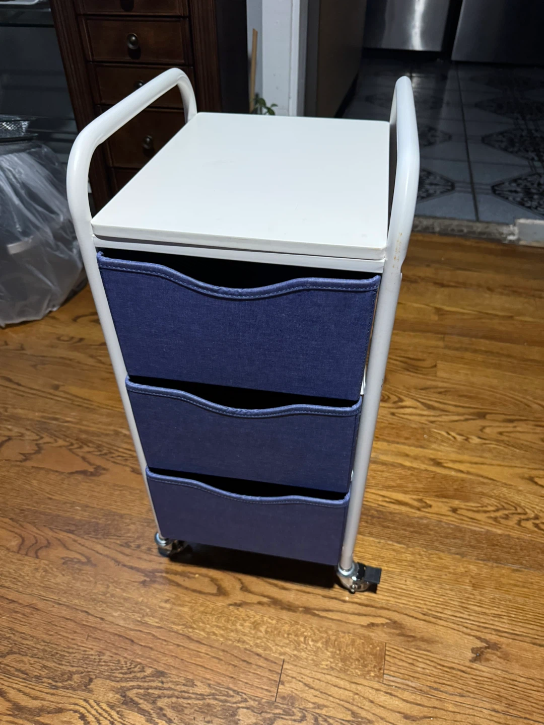 3-Drawer Storage Cart with Wheels