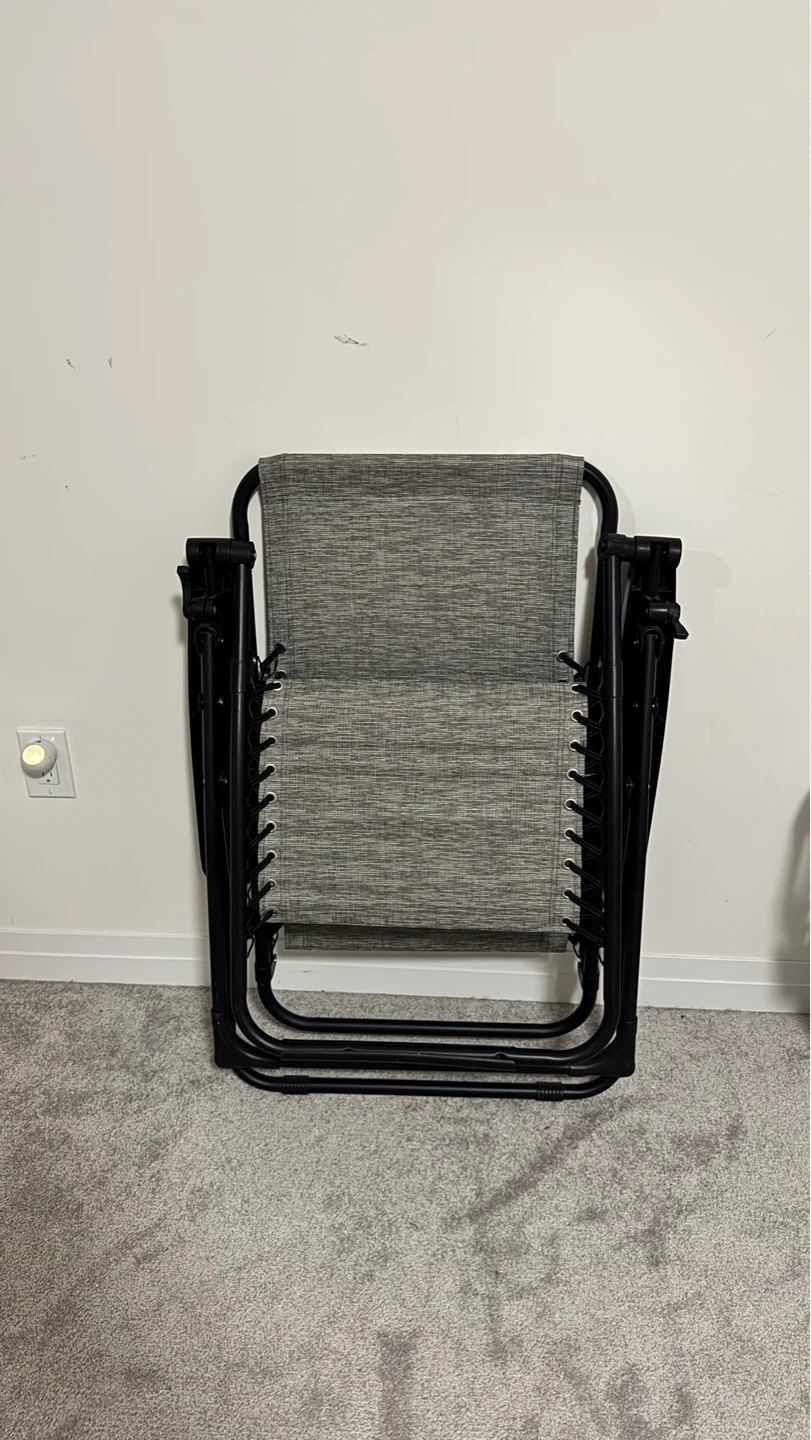🪑 Mainstays Zero Gravity Reclining Chair – Grey - photo 2